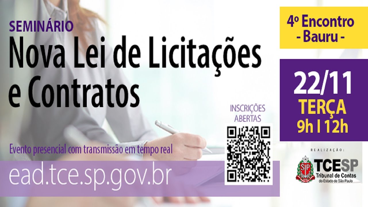 4º Seminário da Nova Lei de Licitações e Contratos - Bauru