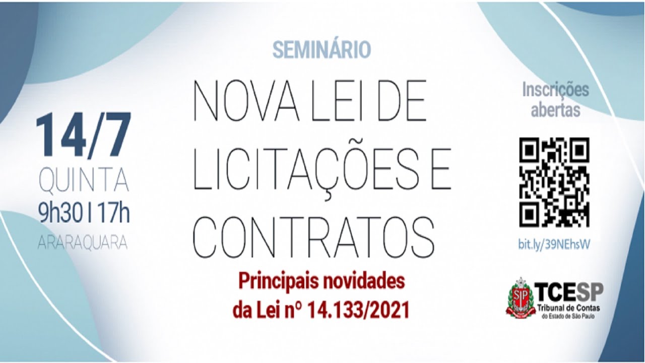 Nova Lei de Licitações e Contratos - ARARAQUARA